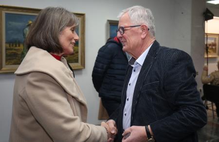 IGOR GORNIK IN OTVORITEV RAZSTAVE 06 FOTO LJUBO VUKELIČ